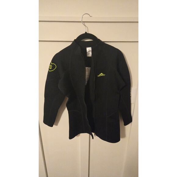 Sbart Other - SBART Women's 2mm Neoprene Wetsuit Jacket Front Zip Long Sleeve Diving Top Black